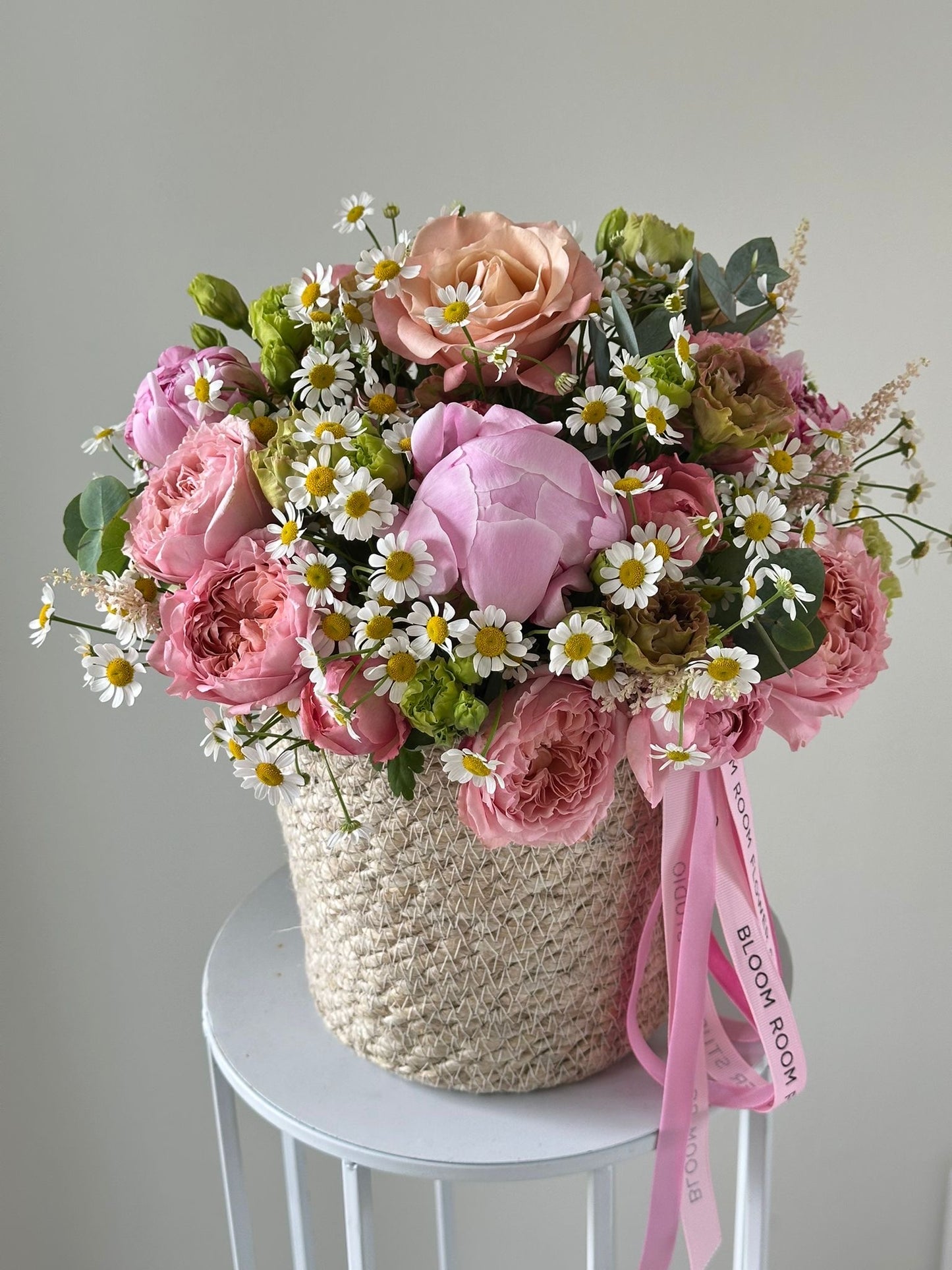 Summer Mix in a Flower Basket