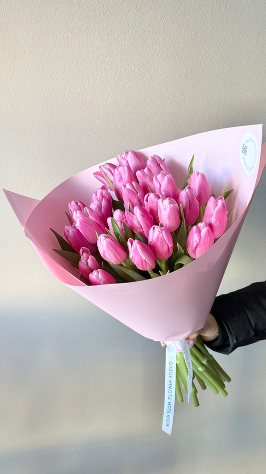 "Pink Mood" Art Bouquet – BloomRoom.ee, fresh flowers in Tallinn