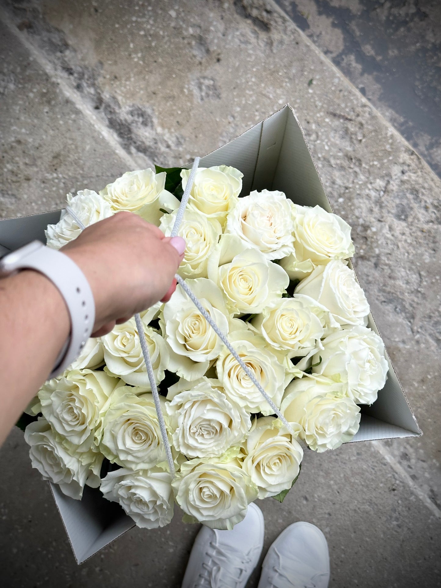 21 valget roosi kingituseks | 21 белых роз на подарок | 21 white roses for a gift