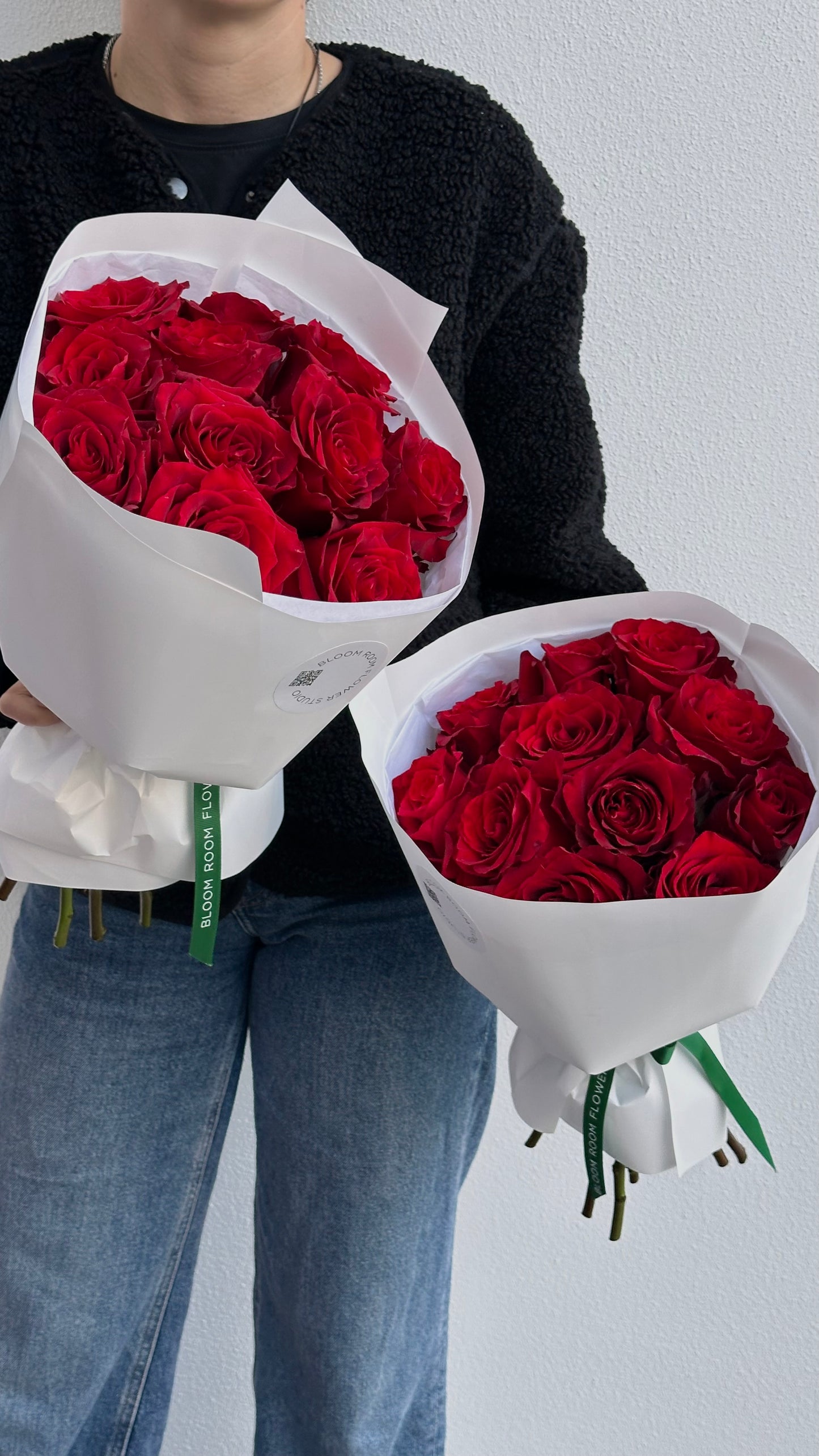 11 punast roosi kaunis kimp | 11 красных роз в элегантной упаковке | Beautiful arrangement of 11 classic red roses