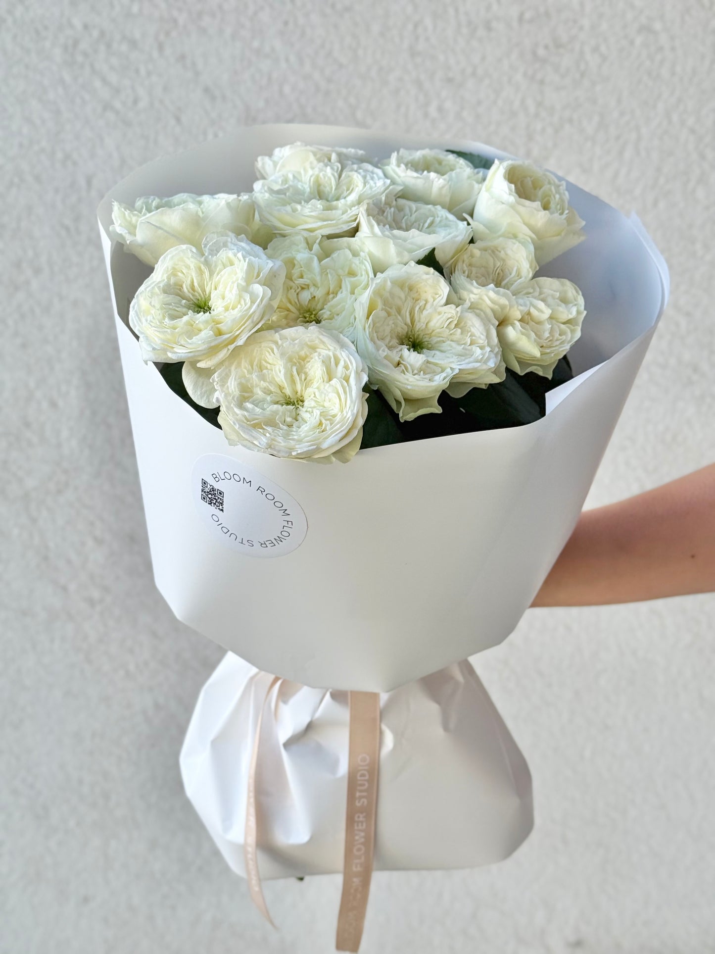 11 "Snow Diamond" roses