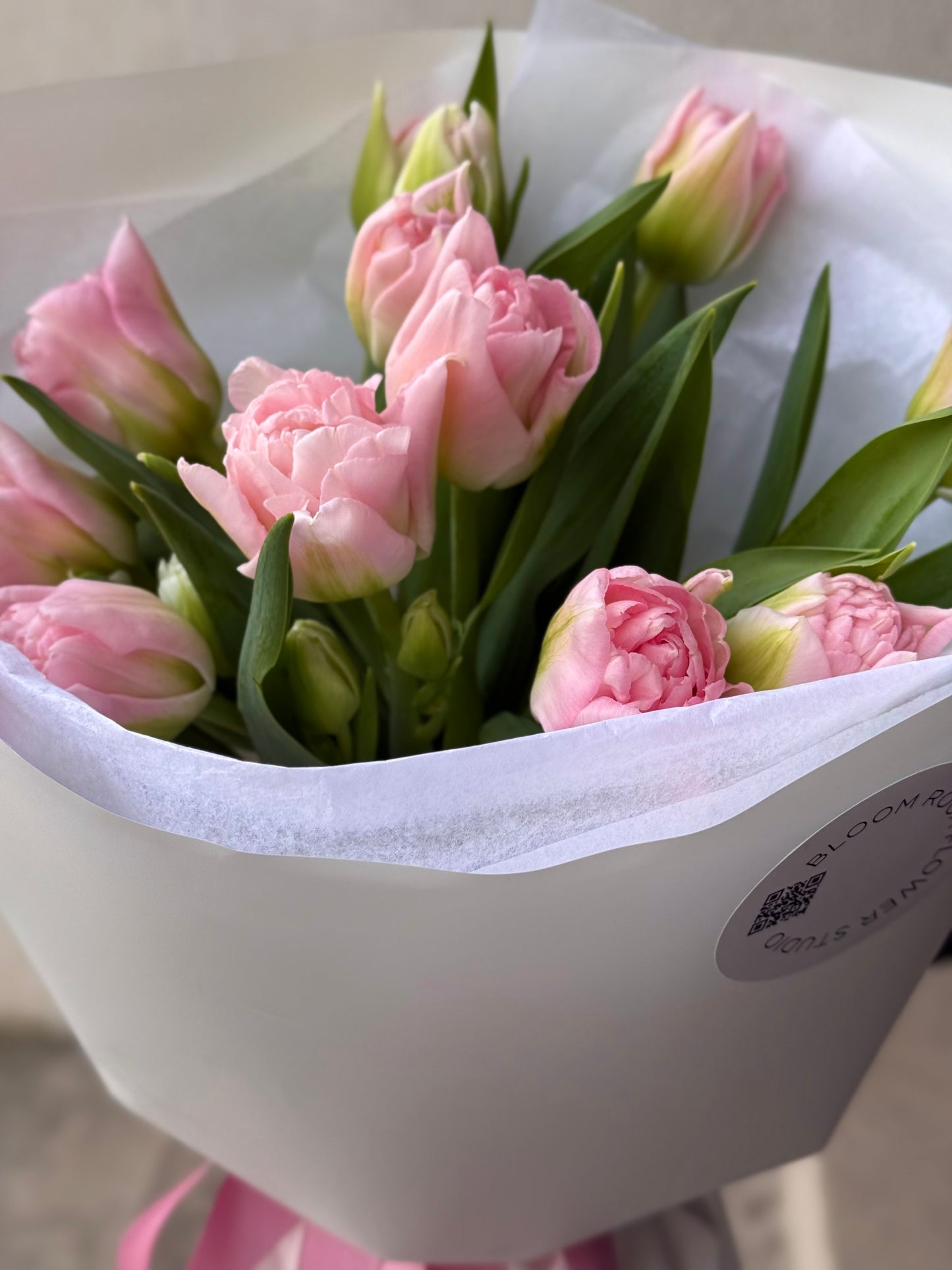 Unikaalsed roosad tulbid ja pojengid | Уникальные розовые тюльпаны и пионы | Unique pink tulips and peonies bouquet