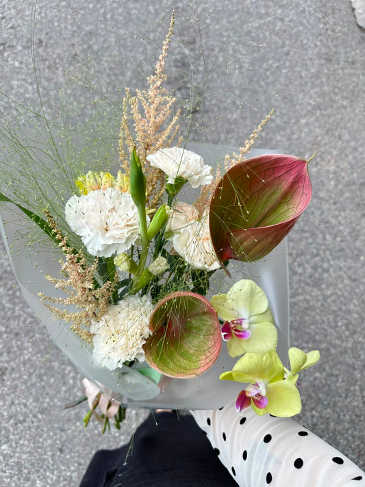 “Exotic” Art Bouquet – BloomRoom.ee, fresh flowers in Tallinn