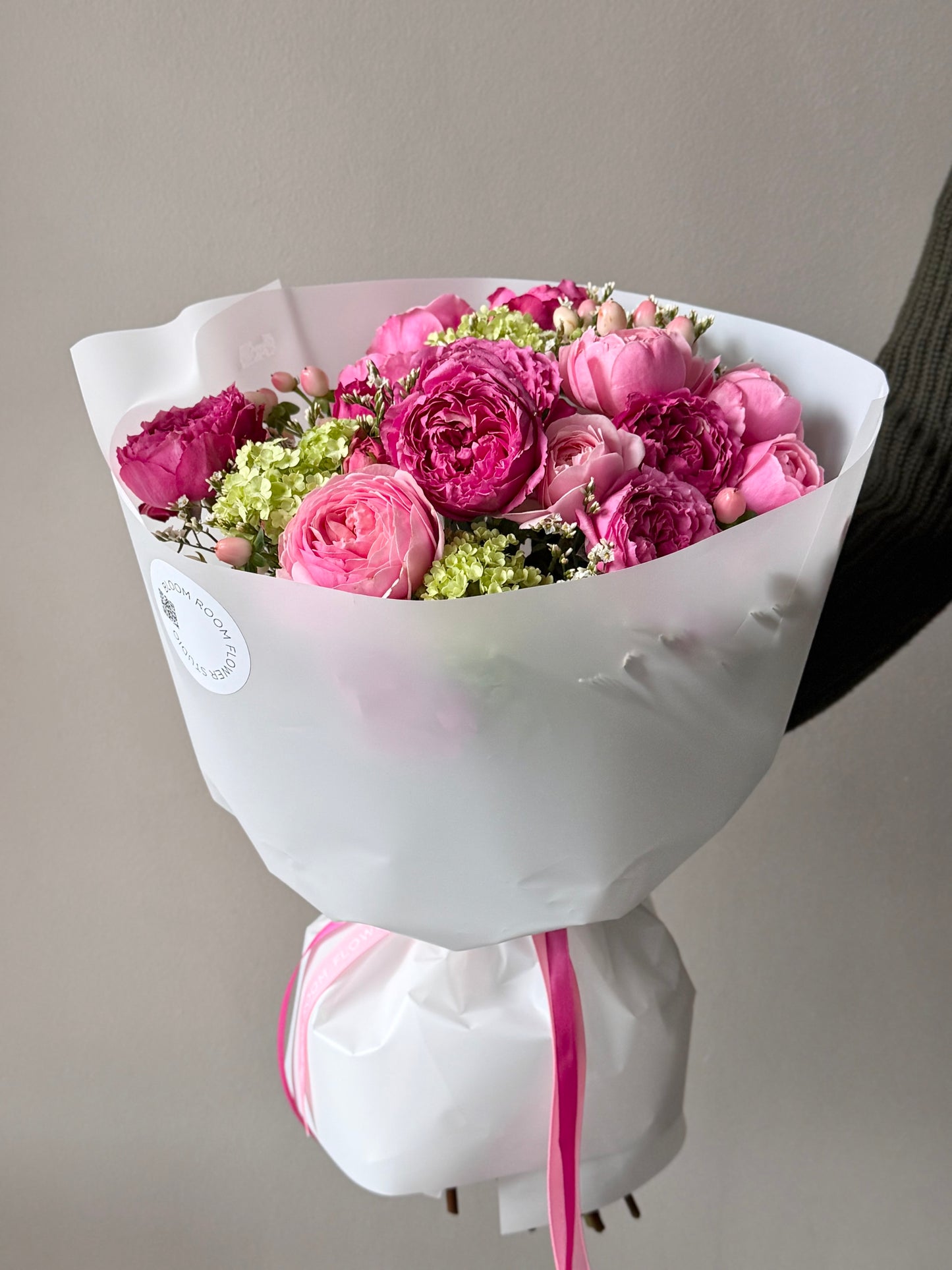 Roosa kevade kimp | Розовый весенний букет | Pink Spring Grand Bouquet with Juliette and Silvia Pink spray roses