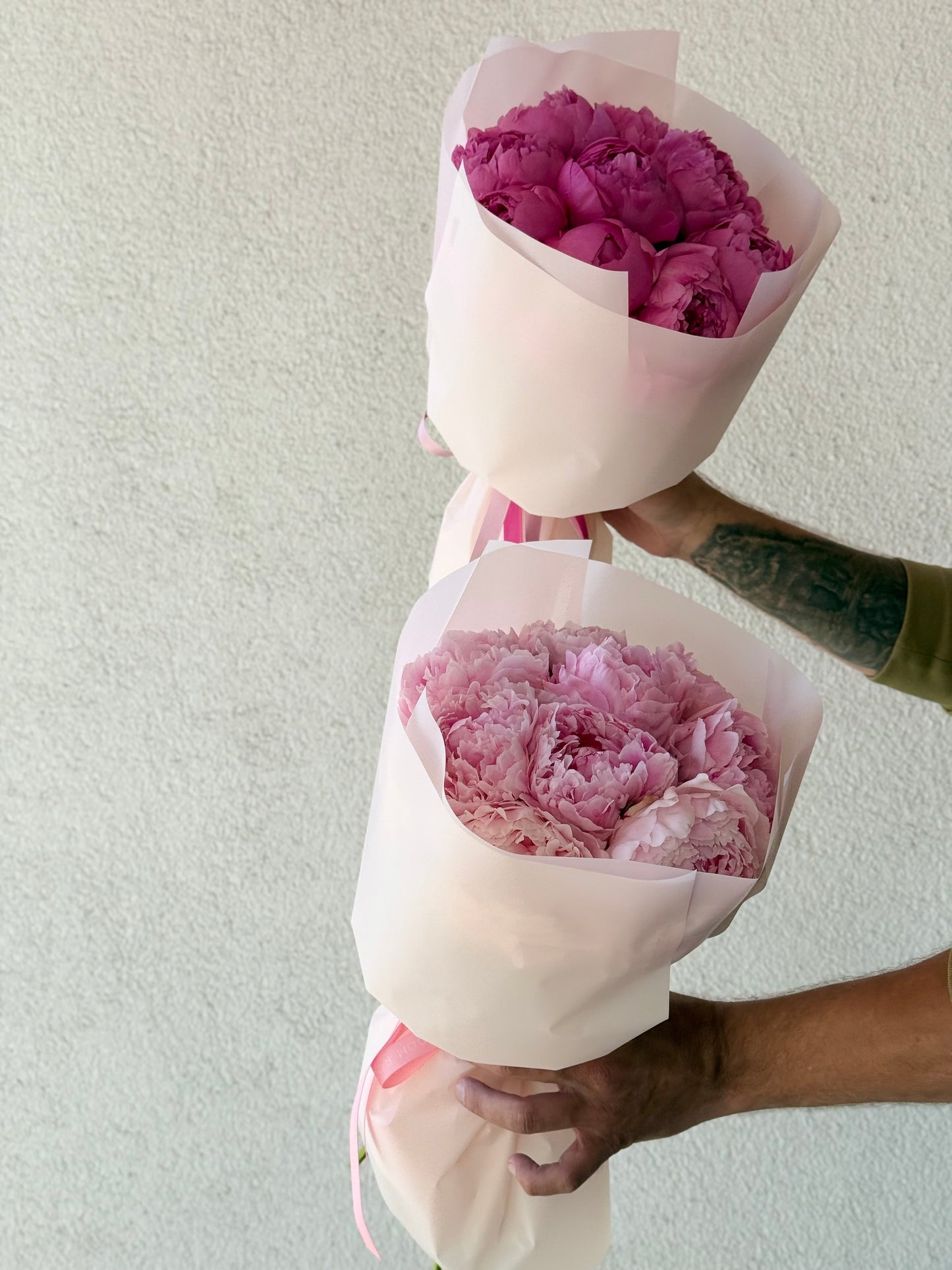 9 Pink Peonies