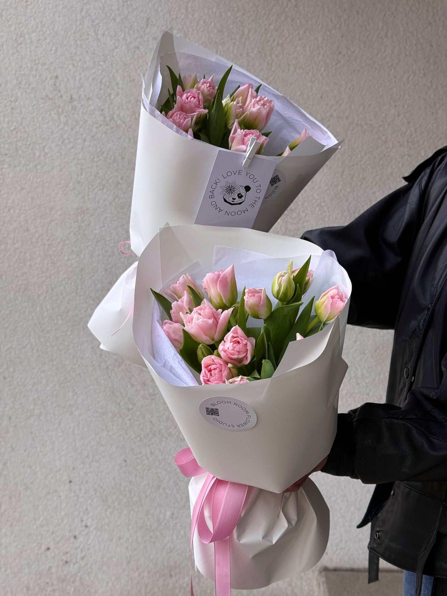 Unikaalsed roosad liiliad | Уникальные розовые лилии | Unique pink tulips in elegant packaging