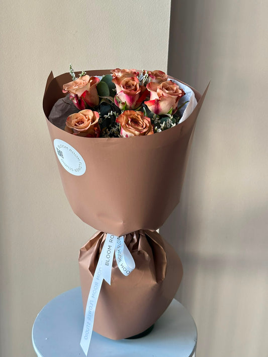 “Caramel cappuccino”bouquet – BloomRoom.ee, fresh flowers in Tallinn