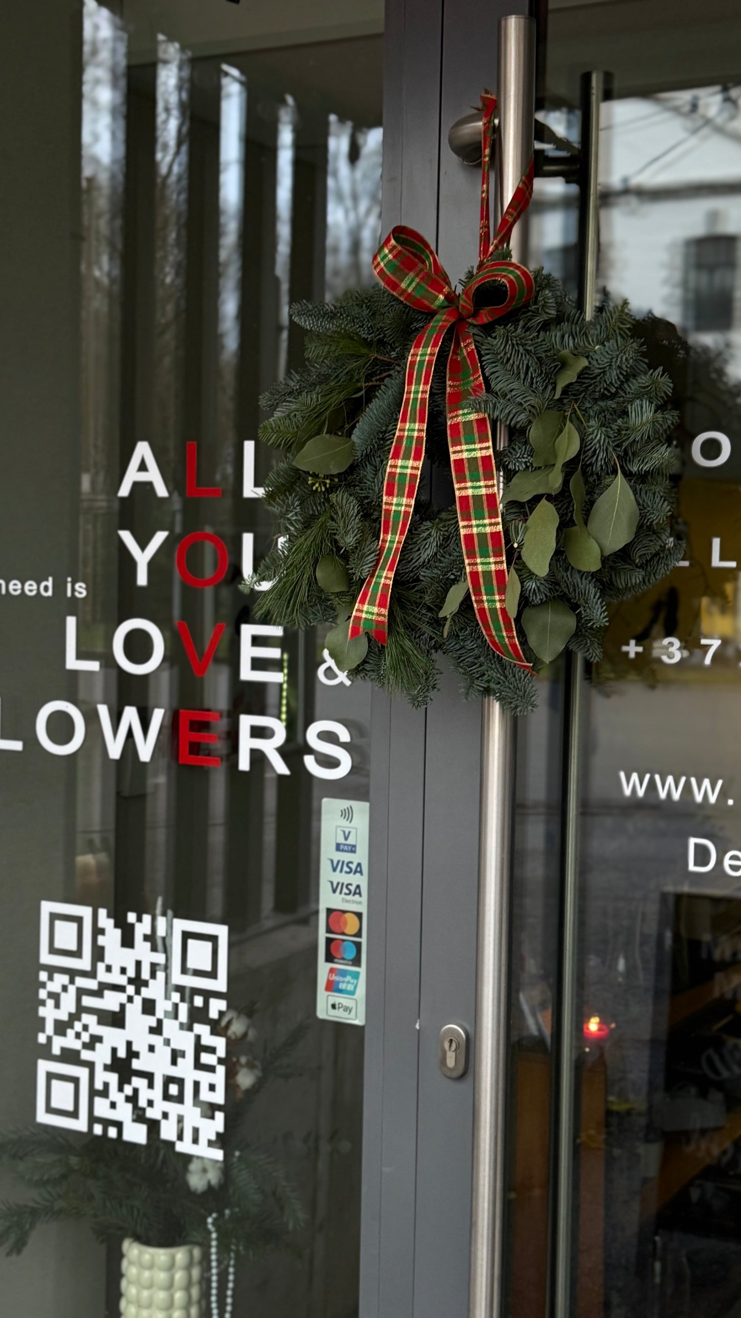 Christmas Wreath with eucalyptus