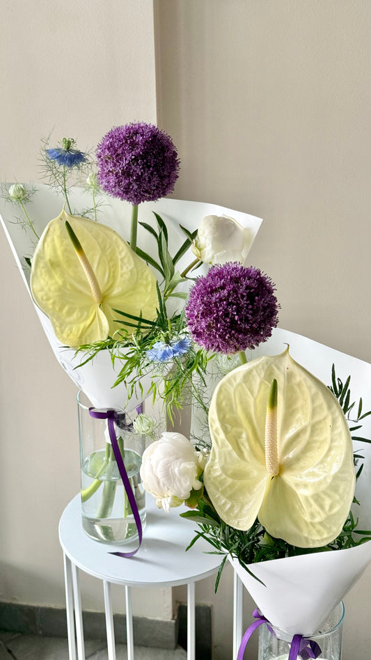"Dopamine" Art Bouquet – BloomRoom.ee, fresh flowers in Tallinn