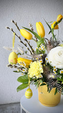 Load image into Gallery viewer, Easter Decor in ceramic pot
