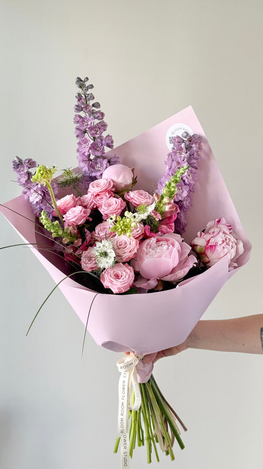 "Pink Birkin" Grand Bouquet – BloomRoom.ee, fresh flowers in Tallinn