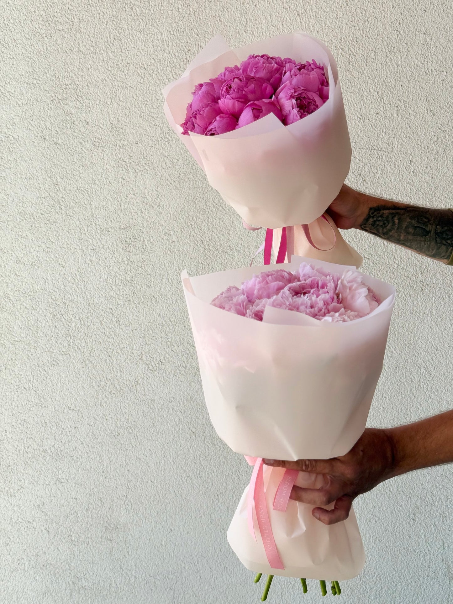 9 Pink Peonies