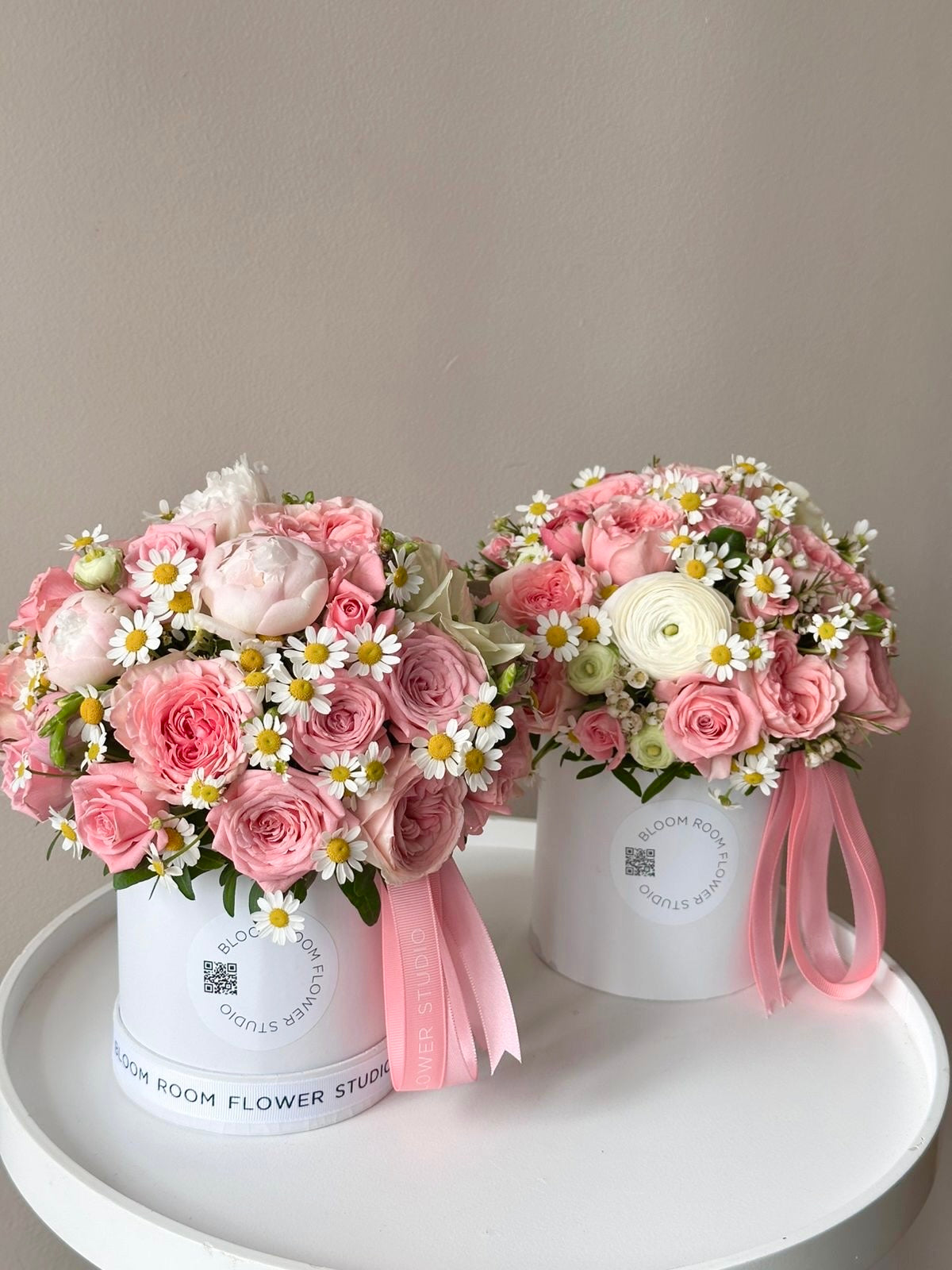 Luksuslik lilla rooside ja valgete lillede kompositsioon | Роскошные розы и белые цветы | Luxury pink roses and white flower arrangement