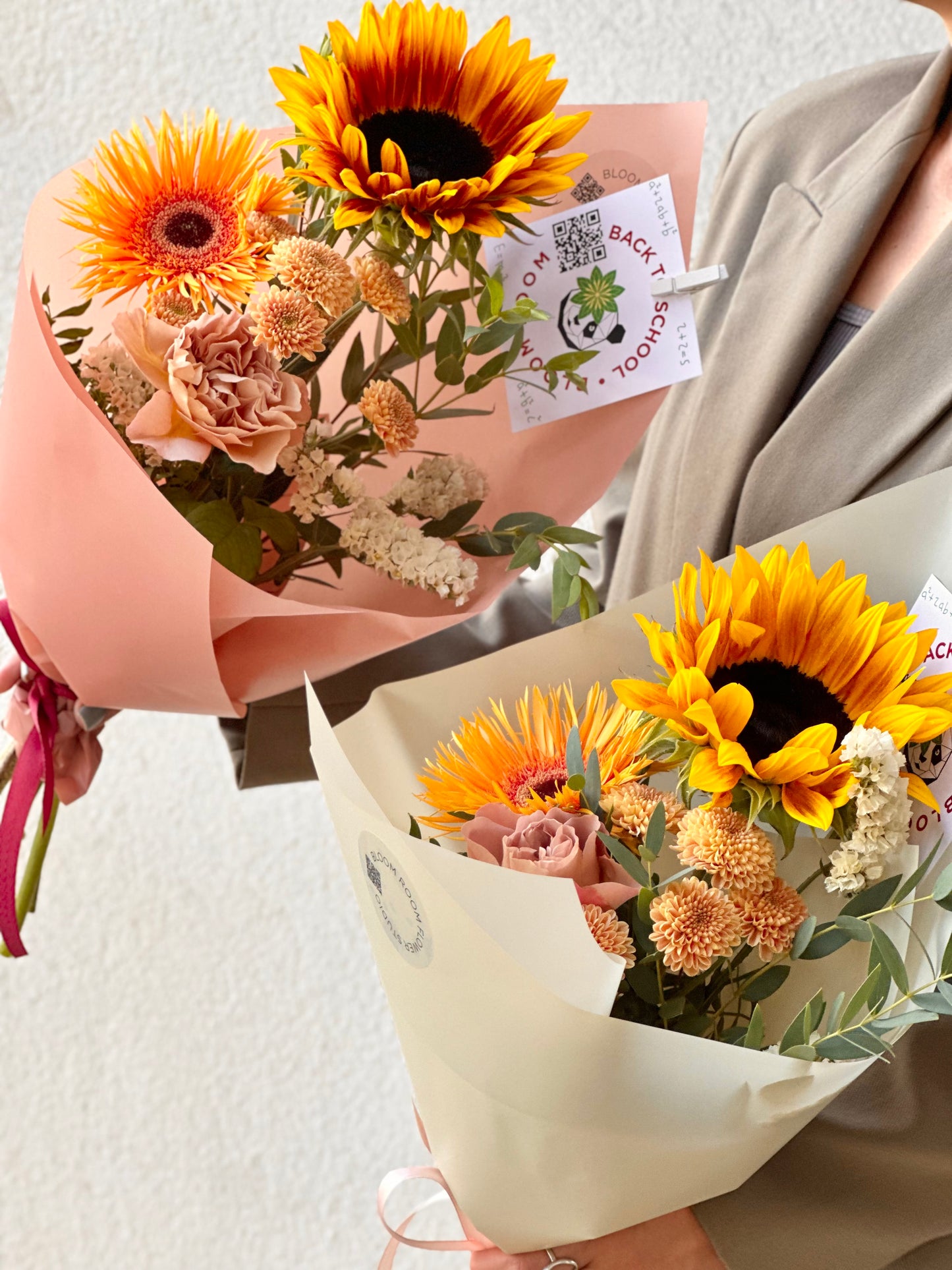 Kooliks tagasi | Цветы для учёбы | Back to School floral arrangements with sunflowers, gerberas, and roses