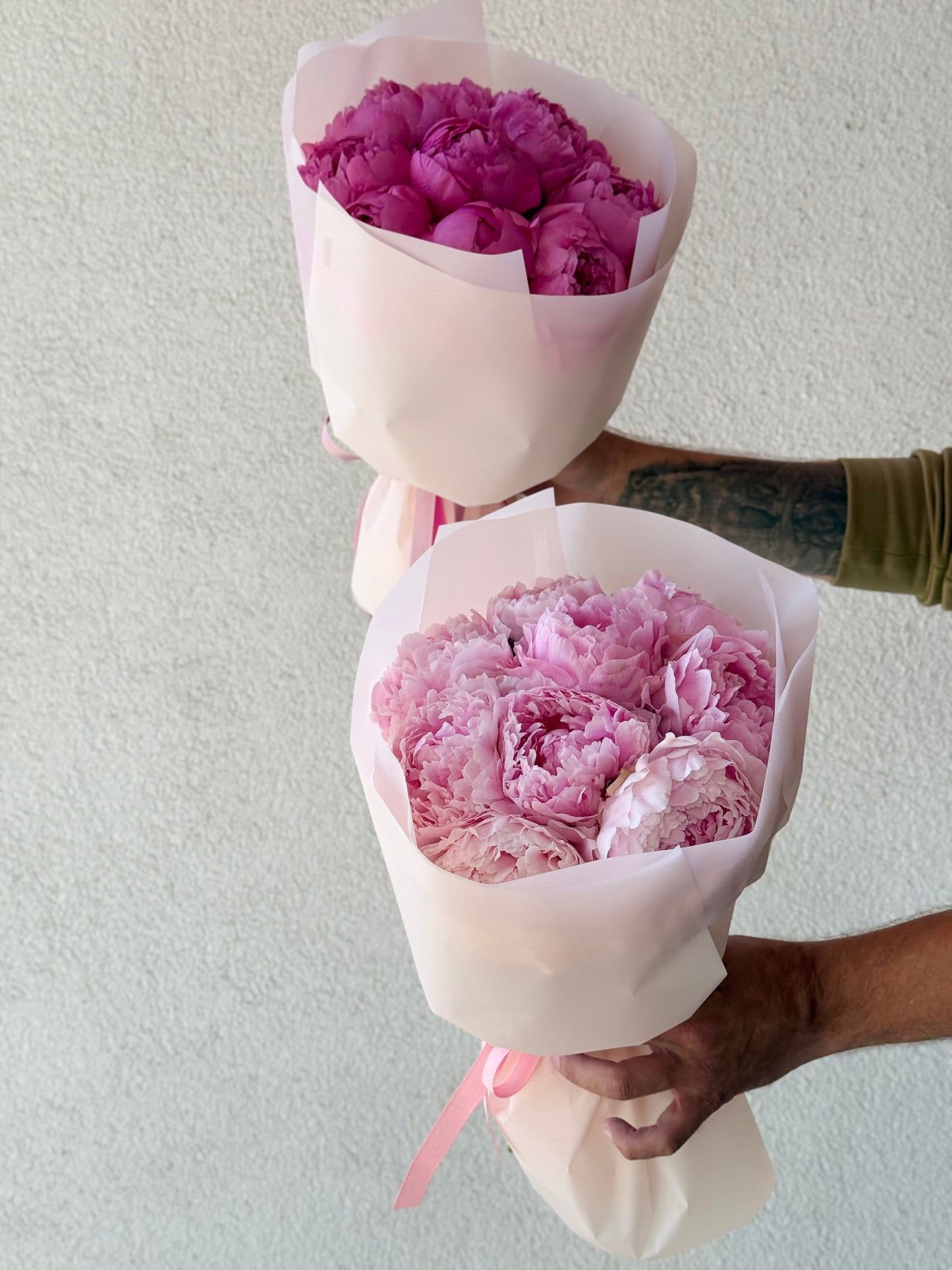 9 Pink Peonies