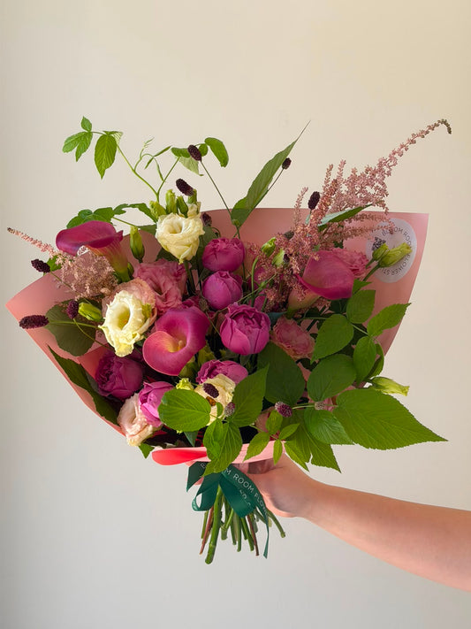 "Pink melody” Art Bouquet – BloomRoom.ee, fresh flowers in Tallinn