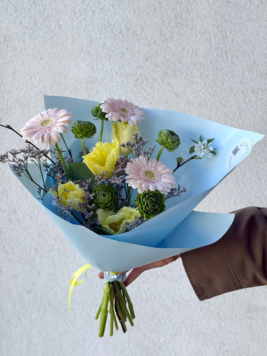 "Limoncello" Art Bouquet – BloomRoom.ee, fresh flowers in Tallinn