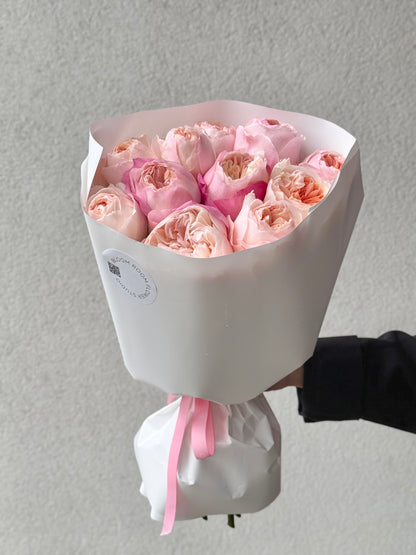 9 Pink Garden Roses
