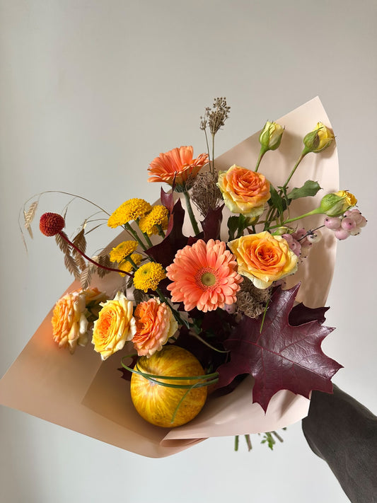 “Pumpkin fall 🍂 ” art bouquet – BloomRoom.ee, värsked lilled Tallinnas