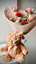 Load image into Gallery viewer, Teddy Bear with flowers
