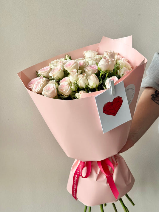 "Love is..." Spray roses  Bouquet – BloomRoom.ee, fresh flowers in Tallinn