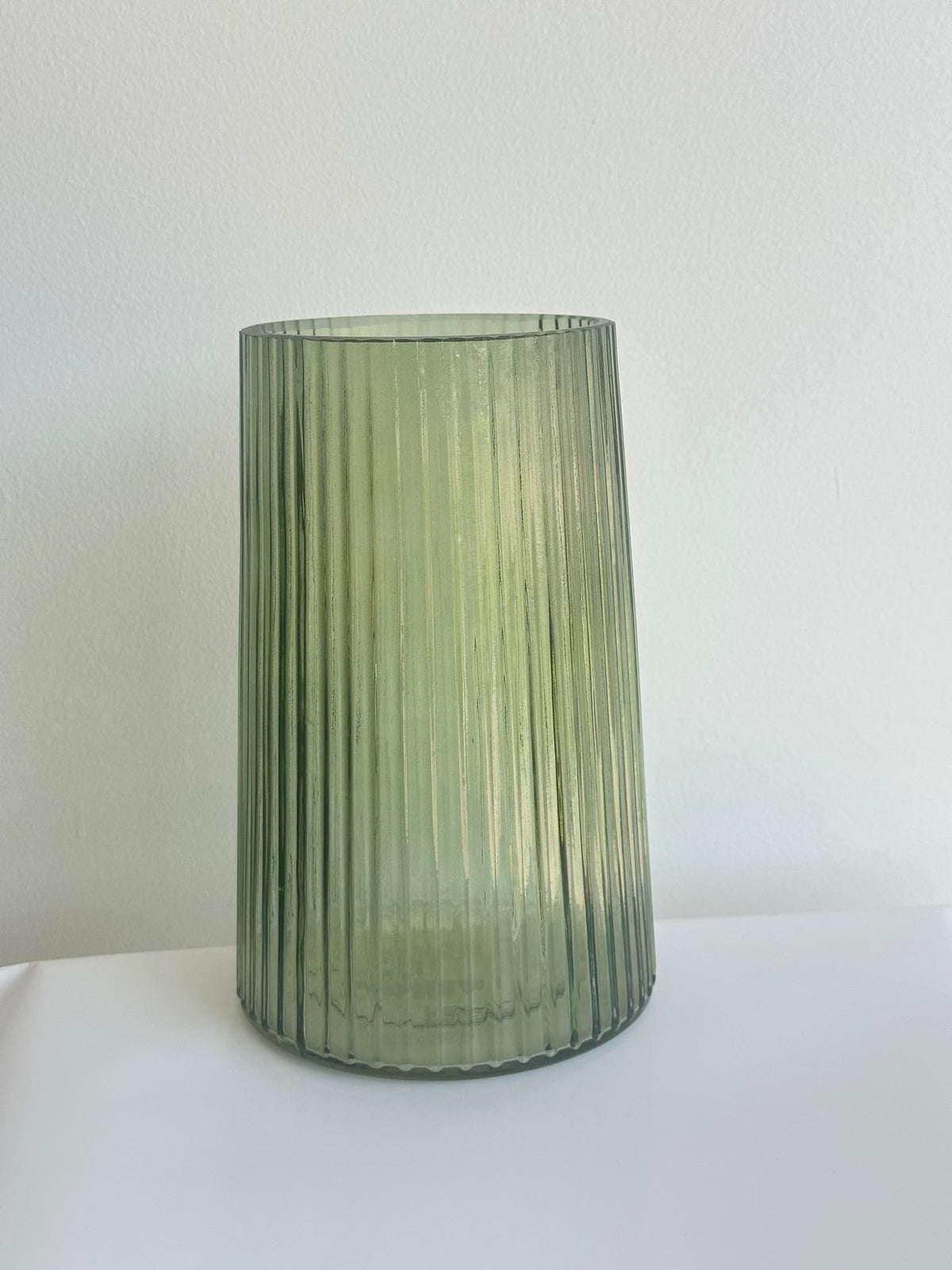 Conic Vase - green