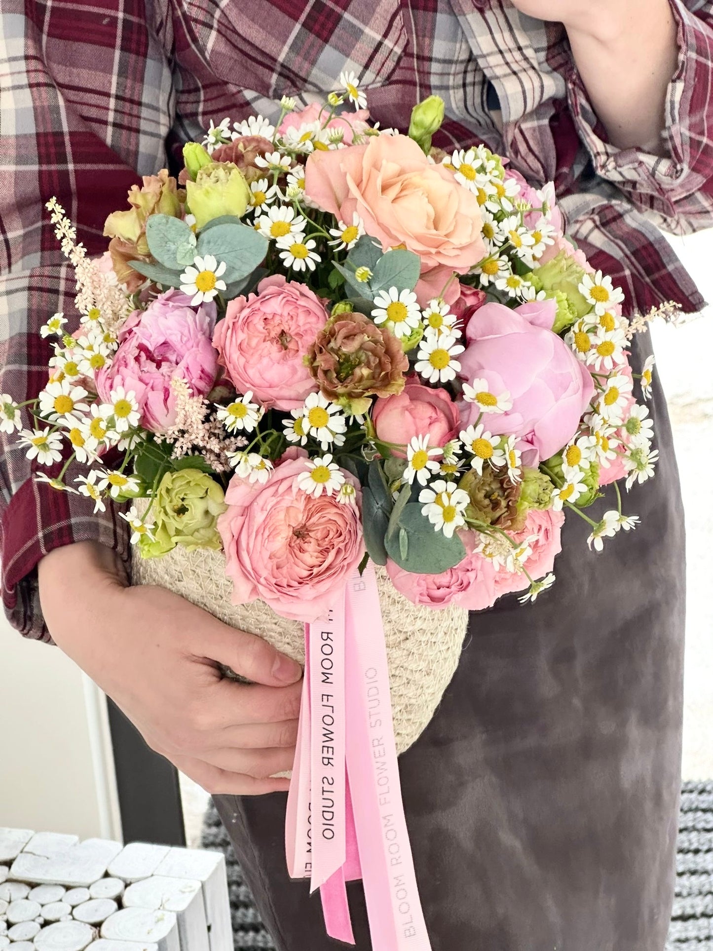 Summer Mix in a Flower Basket