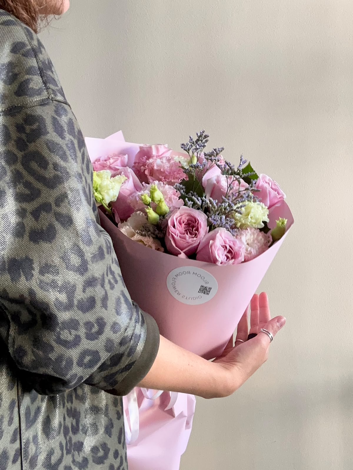 “Pink mosse”  Art Bouquet