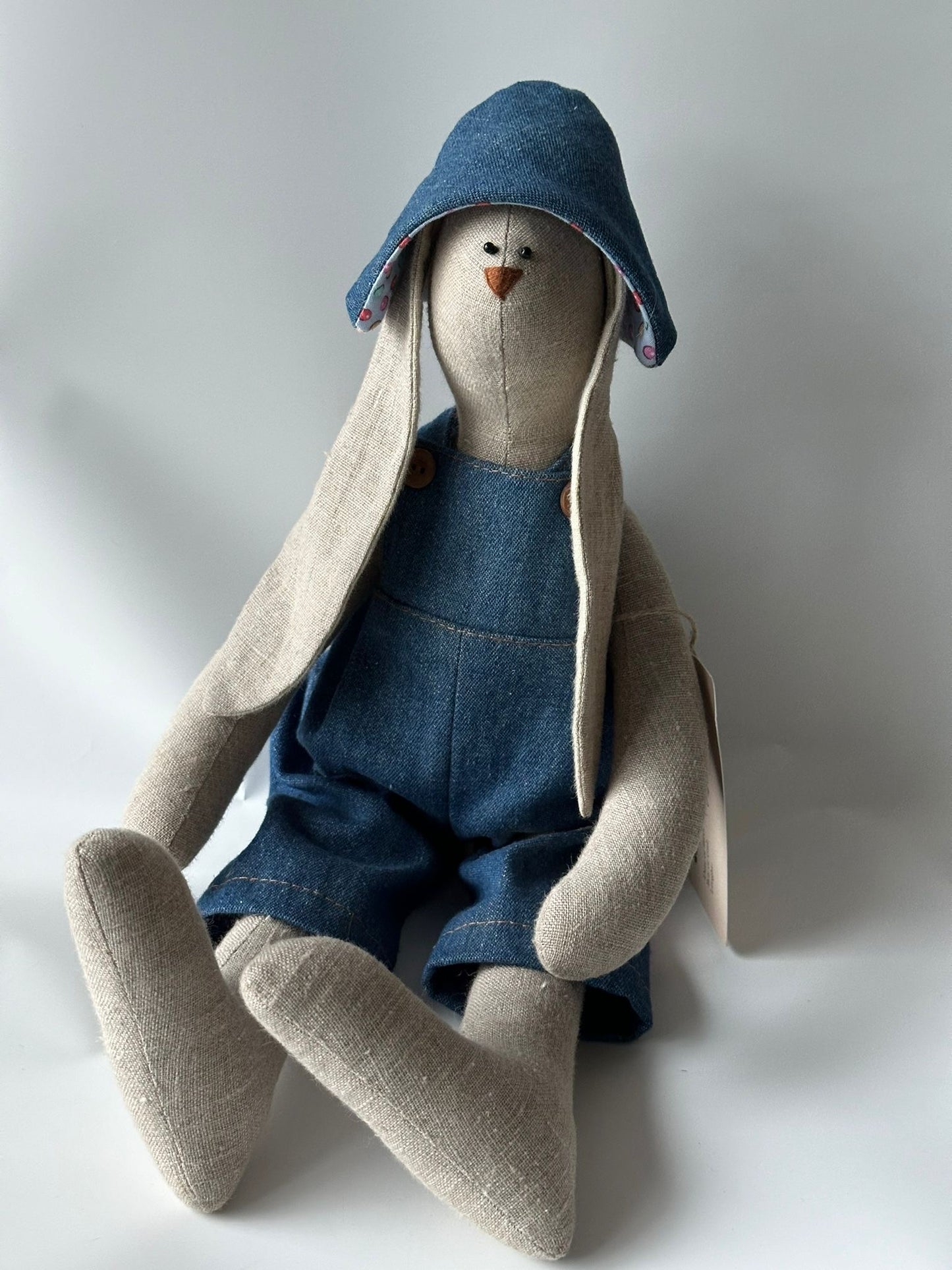 Käsitsi valmistatud jänku poiss sinises kapuutsiga | Ручная работа, мальчик-кролик в синем капюшоне | Handmade Bunny Boy with blue hood