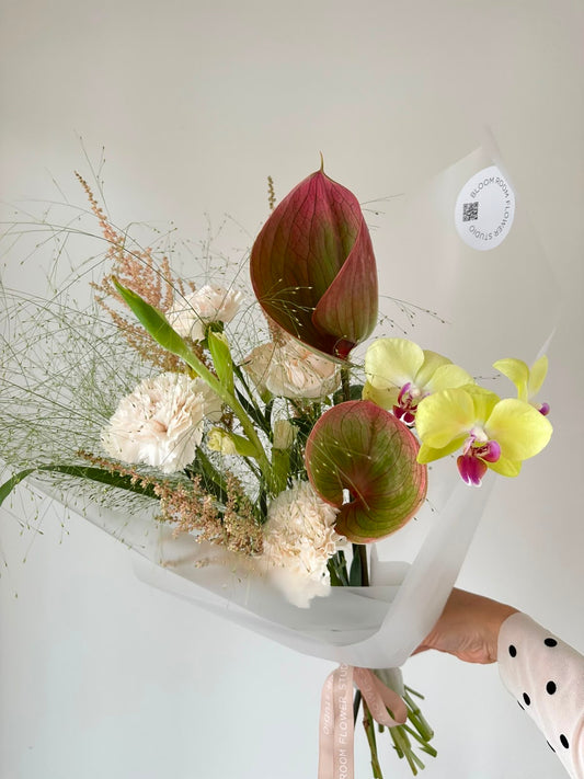 “Exotic” Art Bouquet – BloomRoom.ee, fresh flowers in Tallinn
