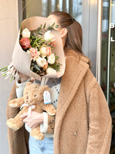 Загрузить изображение в средство просмотра галереи, Teddy Bear with flowers bloom room

