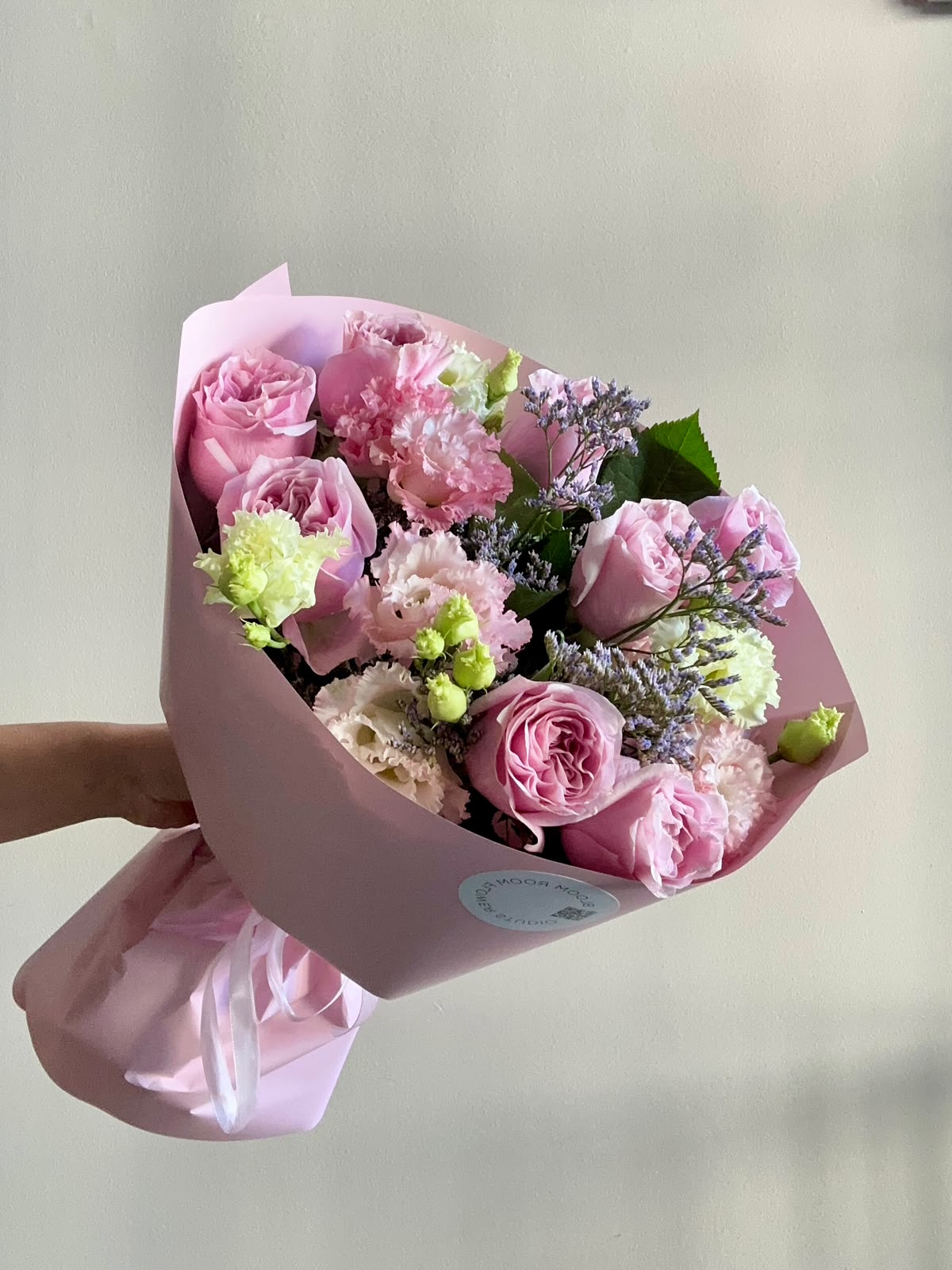 “Pink mosse”  Art Bouquet