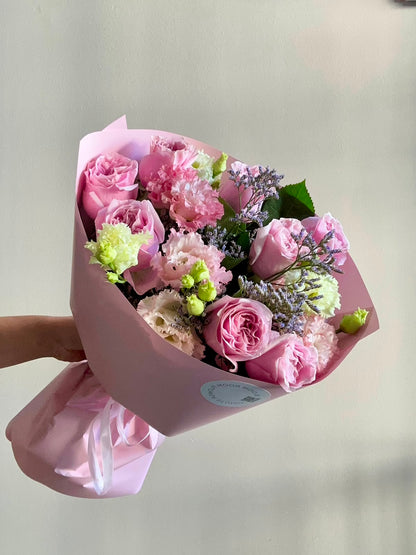 “Pink mosse”  Art Bouquet