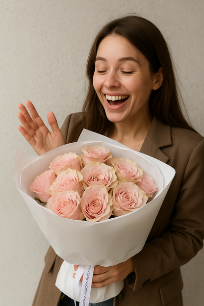 15 "Mondial" Pink Roses