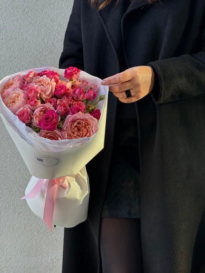 "Pink Drama"  Art Bouquet