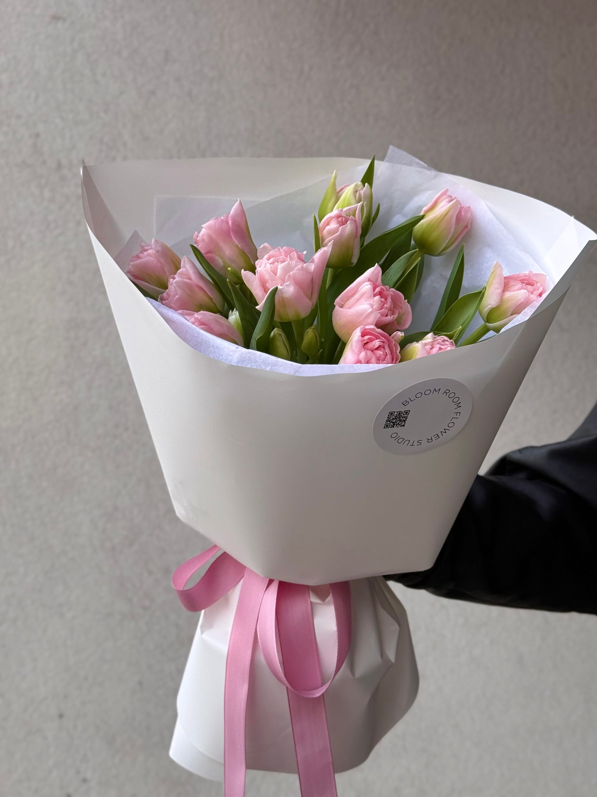 Roosa peoni tulbi kimp | Букет розовых пионовидных тюльпанов | Bouquet of pink peony tulips