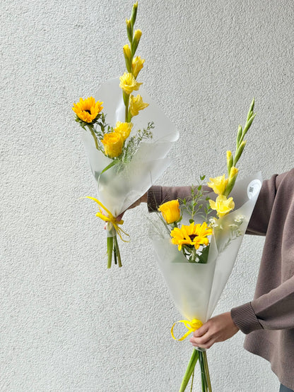 Kollase tuju tagasi kooli lillekimbud | Желтые букеты «Назад в школу» | Back To School "Yellow Mood" flower bouquets