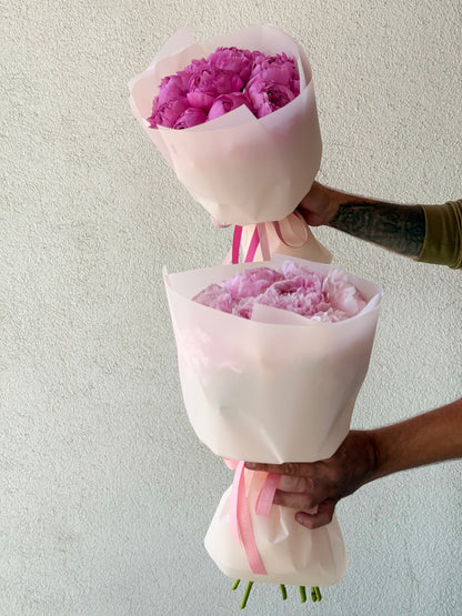 9 Pink Peonies