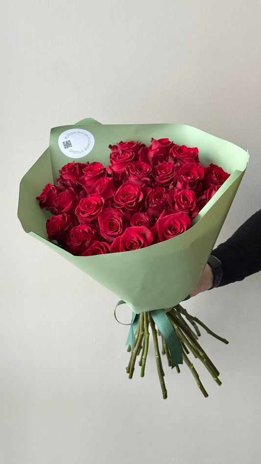 25 Red Roses XL size – BloomRoom.ee, fresh flowers in Tallinn