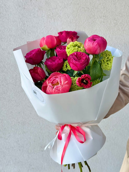 flower, rose, vase