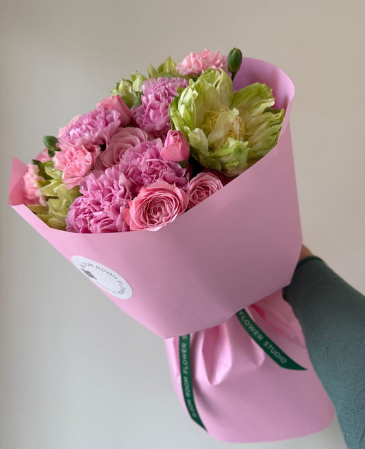 “Cotton candy” Bouquet – BloomRoom.ee, värsked lilled Tallinnas
