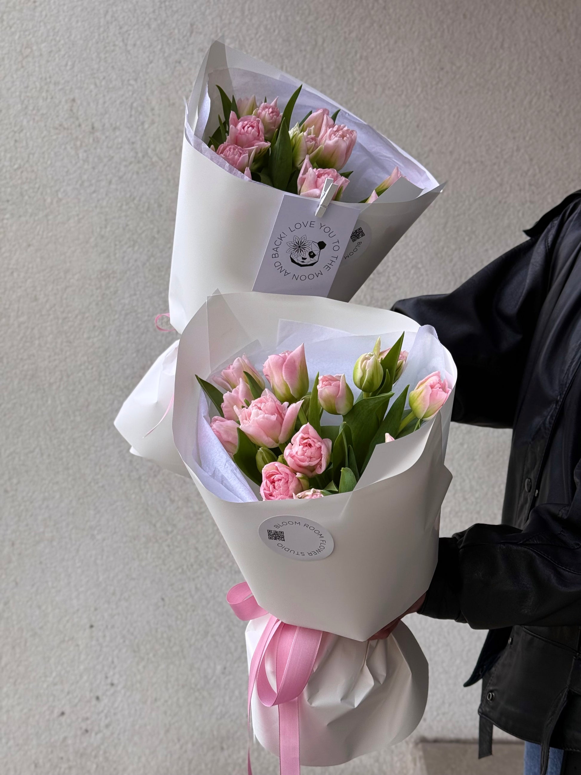 Unikaalsed roosad liiliad | Уникальные розовые лилии | Unique pink tulips in elegant packaging