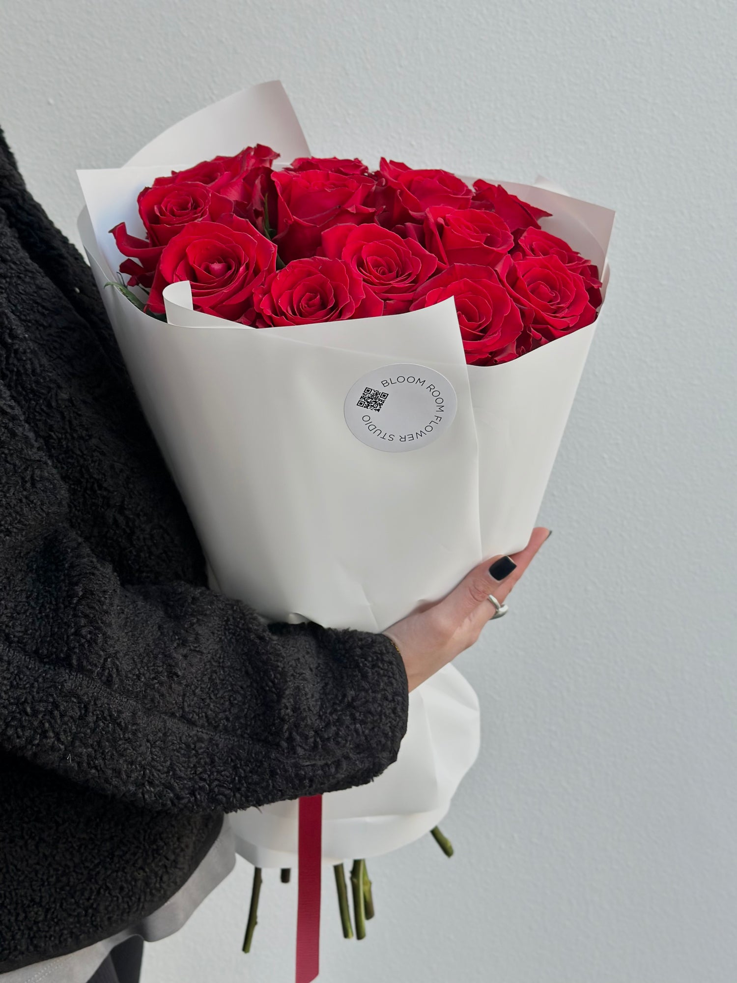 15 punast Ecuadori roosi XL suurusega | 15 красных роз Эквадора размер XL | 15 XL size red Ecuador roses