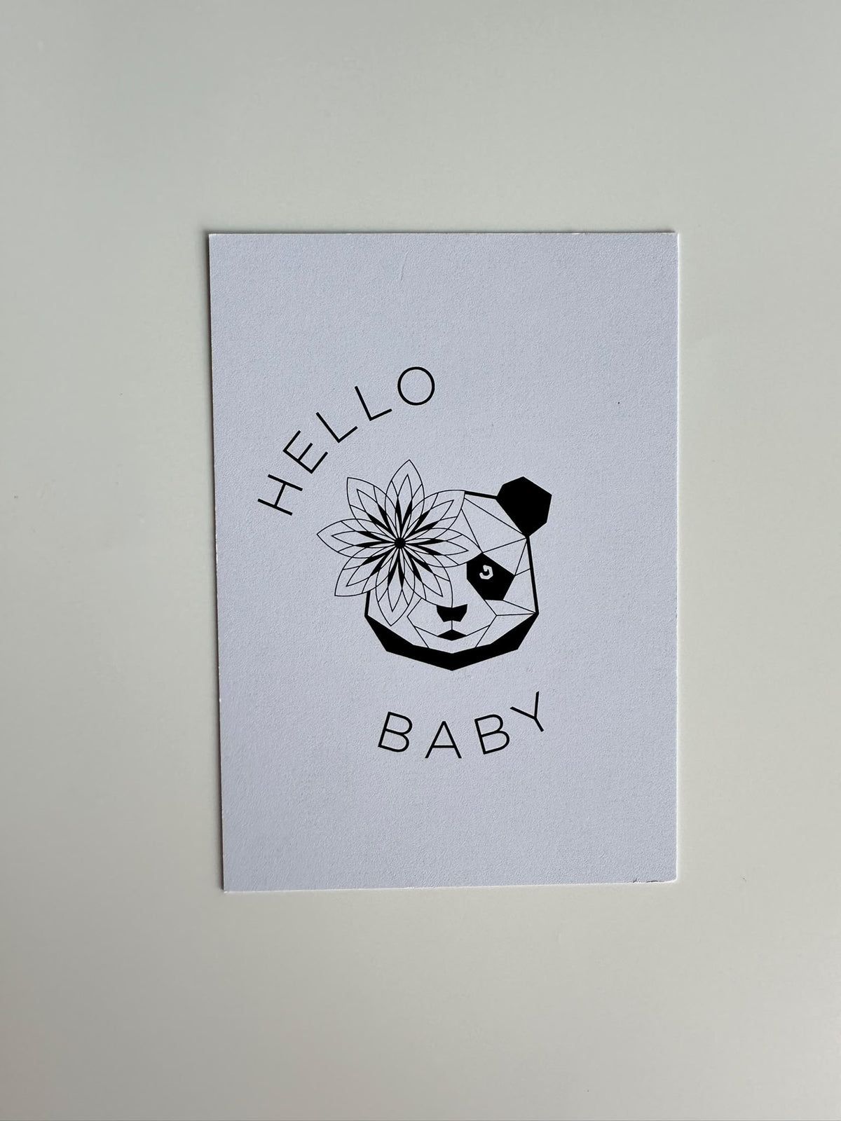 “Hello baby 👶 ” card