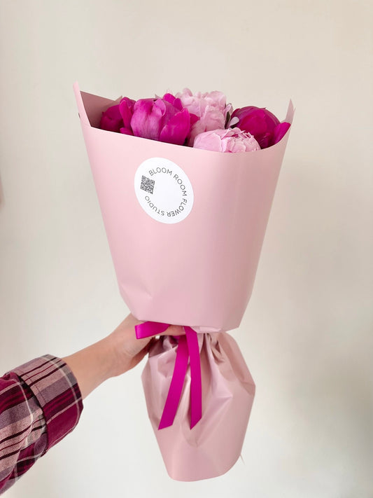 "Peony Blooms"  Maxi Bouquet – BloomRoom.ee, värsked lilled Tallinnas