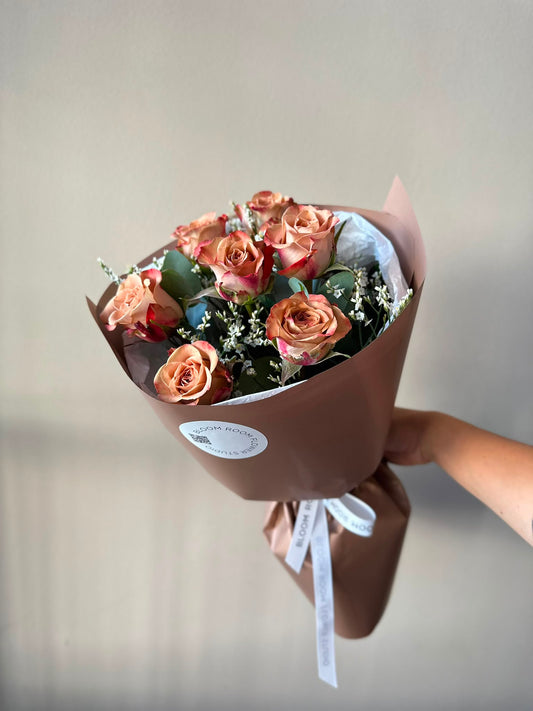 “Caramel cappuccino”bouquet – BloomRoom.ee, fresh flowers in Tallinn