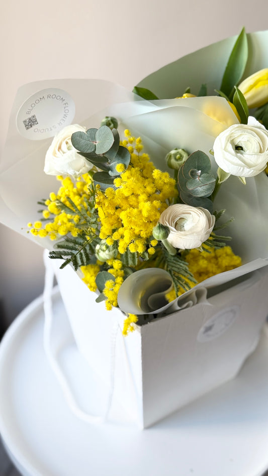 "Miss you" Art Bouquet – BloomRoom.ee, fresh flowers in Tallinn