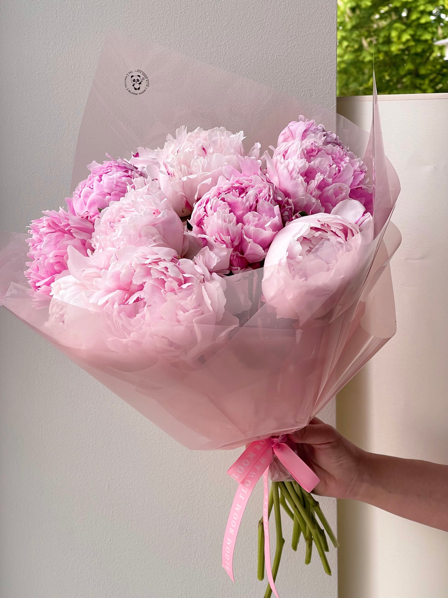 Roosa pionide kimp luksuslikuks kinkimiseks | Букет розовых пионов для роскошного подарка | Luxury pink peony bouquet for gifting