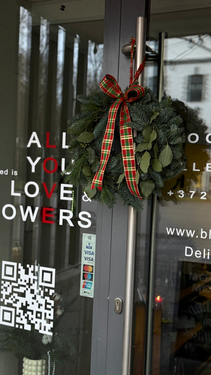 Christmas Wreath with eucalyptus