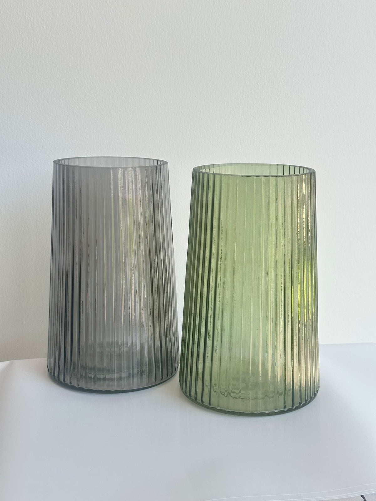 Conic Vase - green